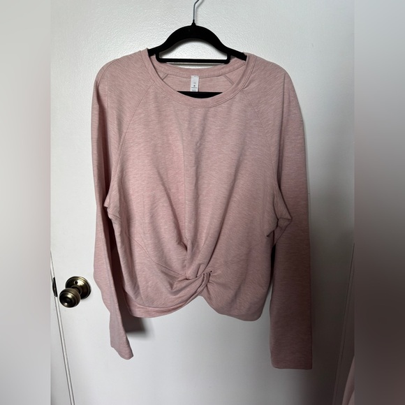 Lululemon Tuck & Gather Pullover Heathered Mod Faint Coral - Picture 5 of 9